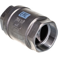 Клапан обратный LSCV 2″ Ду50 DN.ru Ру16 муфтовый, пружинный, нержавеющая сталь D100-00492