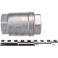 Клапан обратный LSCV 2″ Ду50 DN.ru Ру16 муфтовый, пружинный, нержавеющая сталь D100-00492