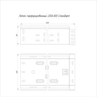 Перфорированный лоток Промрукав Стандарт 200х100х3000 PR16.0010