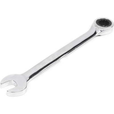 Комбинированный ключ HORTZ трещоточный реверсивный 32х32 хромированный HOR 132572