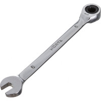 Комбинированный ключ HORTZ трещоточный 6х6 хромированный HOR 132555