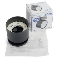 Светильник для натяжных потолков FERON ML211 настенно-потолочный под лампу GX53, черный 41475