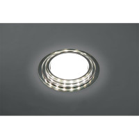 Встраиваемый светильник для натяжных потолков с белой LED подсветкой FERON CD5024 GX53, матовый, 40524