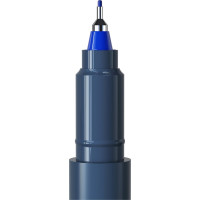 Маркер перманентный для CD/DVD Berlingo "Multiline PE50", синий, 0,5мм, 12 шт. PM6433