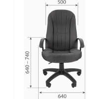 Компьютерное кресло CHAIRMAN Стандарт СТ-85 ткань 10-356 черный 00-07063833