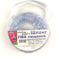 Прозрачный шланг BOUTTE 4х6 мм, 5 м 7769025