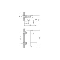 Смеситель для ванны Haiba HB60572 026-5534