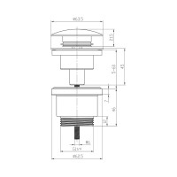 Донный клапан Lemark LM8500C