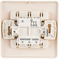 3-клавишный выключатель Systeme Electric скрытой проводки Blanca 10А IP20 1+1+1 250В бежевый BLNVS100507