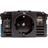 Автомобильный преобразователь напряжения (инвертор) AutoExpert  A300, 12V/220V, 300W, евро-розетка, USB выход 5V/1A