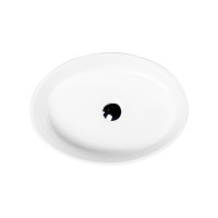 Керамическая накладная раковина BelBagno овальная BB1049
