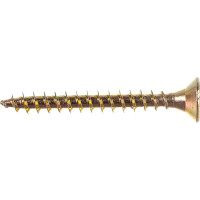 Набор для крепления ВИРТУОЗ дюбель 6x30, шуруп 4x35 потайная головка, желтый цинк, 150 шт. 550-00521