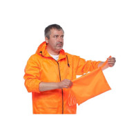 Влагозащитный плащ-дождевик БЕРТА облегченный, оранжевый 800-60-62