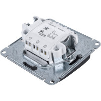 3-клавишный механизм выключателя Systeme Electric скрытой проводки Glossa 10А IP20 1+1+1 10AX антрацит GSL000731