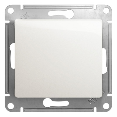 1-клавишный механизм выключателя Systeme Electric скрытой проводки Glossa 10А IP20 1 10AX перламутр GSL000611