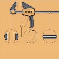 Быстрозажимная струбцина INGCO 63х300 мм HQBC01602