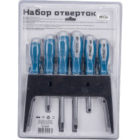 Набор отверток РемоКолор CrV, пластиковая полка, 18 предметов, 33-2-705