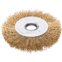 Щетка металлическая плоская (125х22 мм) для УШМ ЕРМАК 656-055