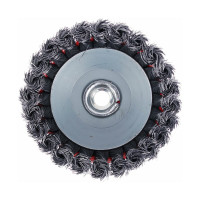 Щетка металлическая чашка (125 мм; М14; крученая проволока) для УШМ ЕРМАК 656-046