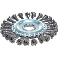 Щетка металлическая дисковая (125х22 мм; крученая проволока) для УШМ ЕРМАК 656-050