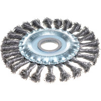 Щетка металлическая дисковая (125х22 мм; крученая проволока) для УШМ ЕРМАК 656-050