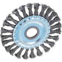 Щетка металлическая дисковая (125х22 мм; крученая проволока) для УШМ ЕРМАК 656-050