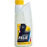 Антифриз FELIX TYPE D 1 кг, желтый 430206332