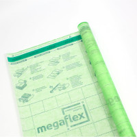 Пароизоляция Megaflex ParoStop В ш 1.6 м, 35 кв.м, двухслойная пленка  MFPST.160.35