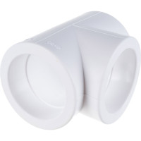 Прямой тройник Blue Ocean полипропиленовый - 90 PPRF/ET(W)-90