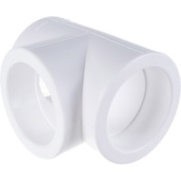 Прямой тройник Blue Ocean полипропиленовый - 90 PPRF/ET(W)-90