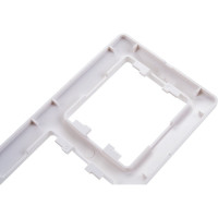 4-местная горизонтальная рамка Systeme Electric Glossa перламутр GSL000604