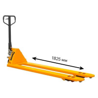 Гидравлическая тележка RHIHO с длинными вилами и полиуретановыми колесами SD1825L