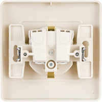 1-местная розетка Systeme Electric скрытой проводки Blanca 16А IP20 250В с заземлением без защитных шторок бежевый BLNRS001017