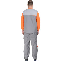 Утепленный жилет СОЮЗСПЕЦОДЕЖДА Профессионал темно-серый/светло-серый, р. 48-50, рост 170-176 2140028901021