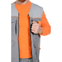 Утепленный жилет СОЮЗСПЕЦОДЕЖДА Профессионал темно-серый/светло-серый, р. 48-50, рост 170-176 2140028901021