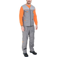 Утепленный жилет СОЮЗСПЕЦОДЕЖДА Профессионал темно-серый/светло-серый, р. 48-50, рост 170-176 2140028901021