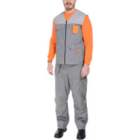 Утепленный жилет СОЮЗСПЕЦОДЕЖДА Профессионал темно-серый/светло-серый, р. 48-50, рост 170-176 2140028901021