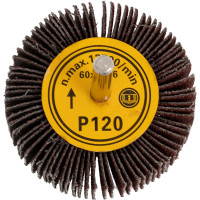 Головка-щётка лепестковая на шпильке (60x20x6 мм; P120) Orientcraft OCFW60206120