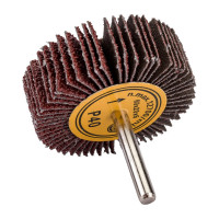 Головка-щётка лепестковая на шпильке (60x20x6 мм; P40) Orientcraft OCFW60206040