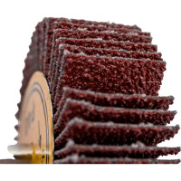 Головка-щётка лепестковая на шпильке (60x20x6 мм; P40) Orientcraft OCFW60206040