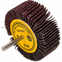 Головка-щётка лепестковая на шпильке (80x30x6 мм; Р40) Orientcraft OCFW80306040