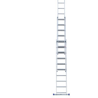 Трёхсекционная алюминиевая лестница SMARTY 3х10 SN011-310