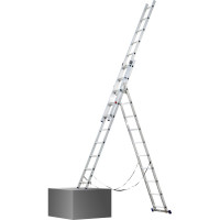 Трёхсекционная алюминиевая лестница SMARTY 3х10 SN011-310