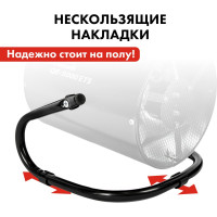 Электрический нагреватель воздуха QUATTRO ELEMENTI QE-5000 ETS (5кВт, 260 м.куб/ч, 220 В, режим вентиляции) 796-702