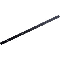 Порог прямой алюминиевый (37 мм; 0.9 м; декоративный; черный) Лука 00000001540