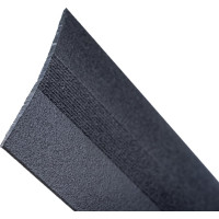 Порог прямой алюминиевый (37 мм; 0.9 м; декоративный; черный) Лука 00000001540