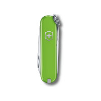 Нож-брелок Victorinox Classic SD Colors Smashed Avocado 58 мм, 7 функций, салатовый 0.6223.43G