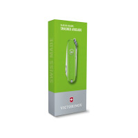 Нож-брелок Victorinox Classic SD Colors Smashed Avocado 58 мм, 7 функций, салатовый 0.6223.43G