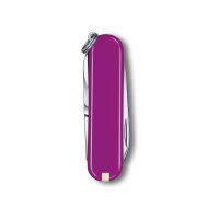 Нож-брелок Victorinox Classic SD Colors Tasty Grape 58 мм, 7 функций, фиолетовый 0.6223.52G