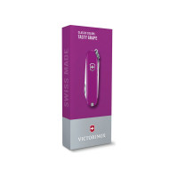 Нож-брелок Victorinox Classic SD Colors Tasty Grape 58 мм, 7 функций, фиолетовый 0.6223.52G